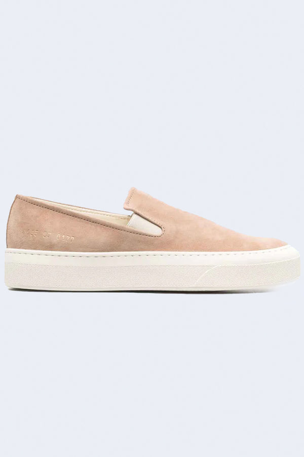 Women's New Slip On Suede Sneaker in Taupe