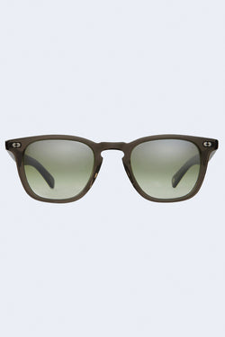 Brooks x Sunglasses in Black Glass with Olive Layered Mirror Lenses