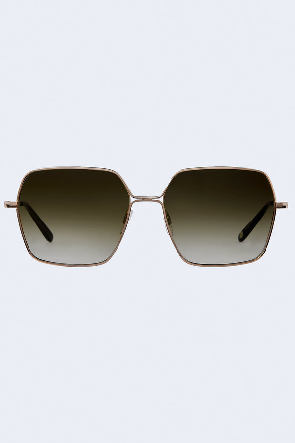 Meadow Sunglasses in Gold-Douglas Fir/Olive Gradient