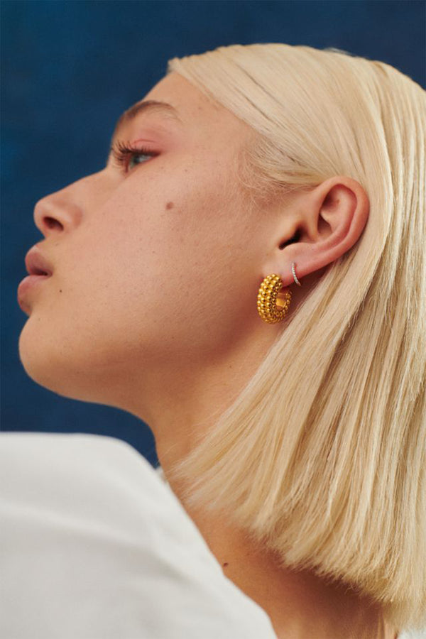 Baya Hoop Earrings in Gold