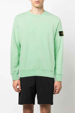 Felpa Sweater in Light Green