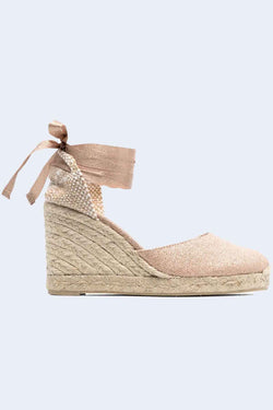 Carina Espadrilles in Rose Gold