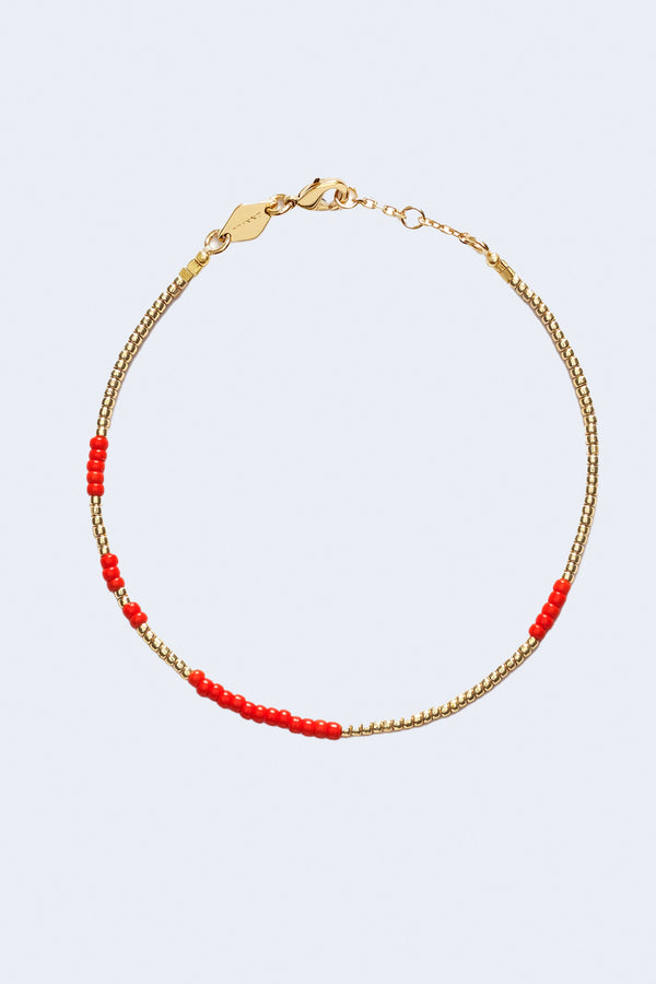 Asym Bracelet in Red