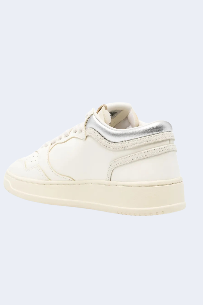 Women's Med-Way Mid Sneaker in Leat/Crack Silver/Marsh