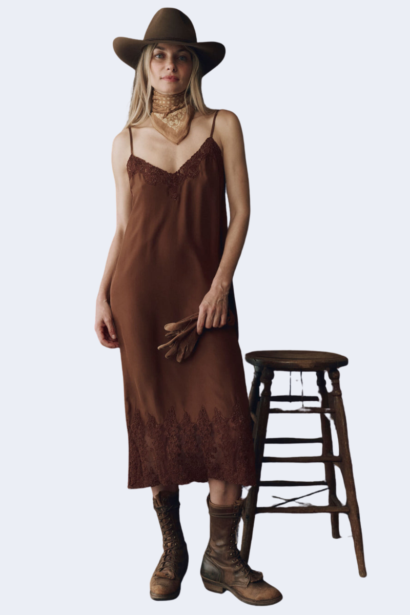 The Legacy Dress in Chocolate
