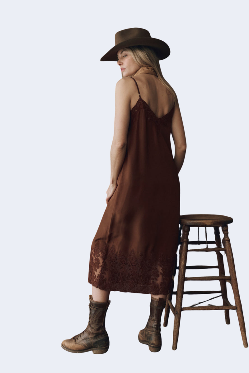 The Legacy Dress in Chocolate