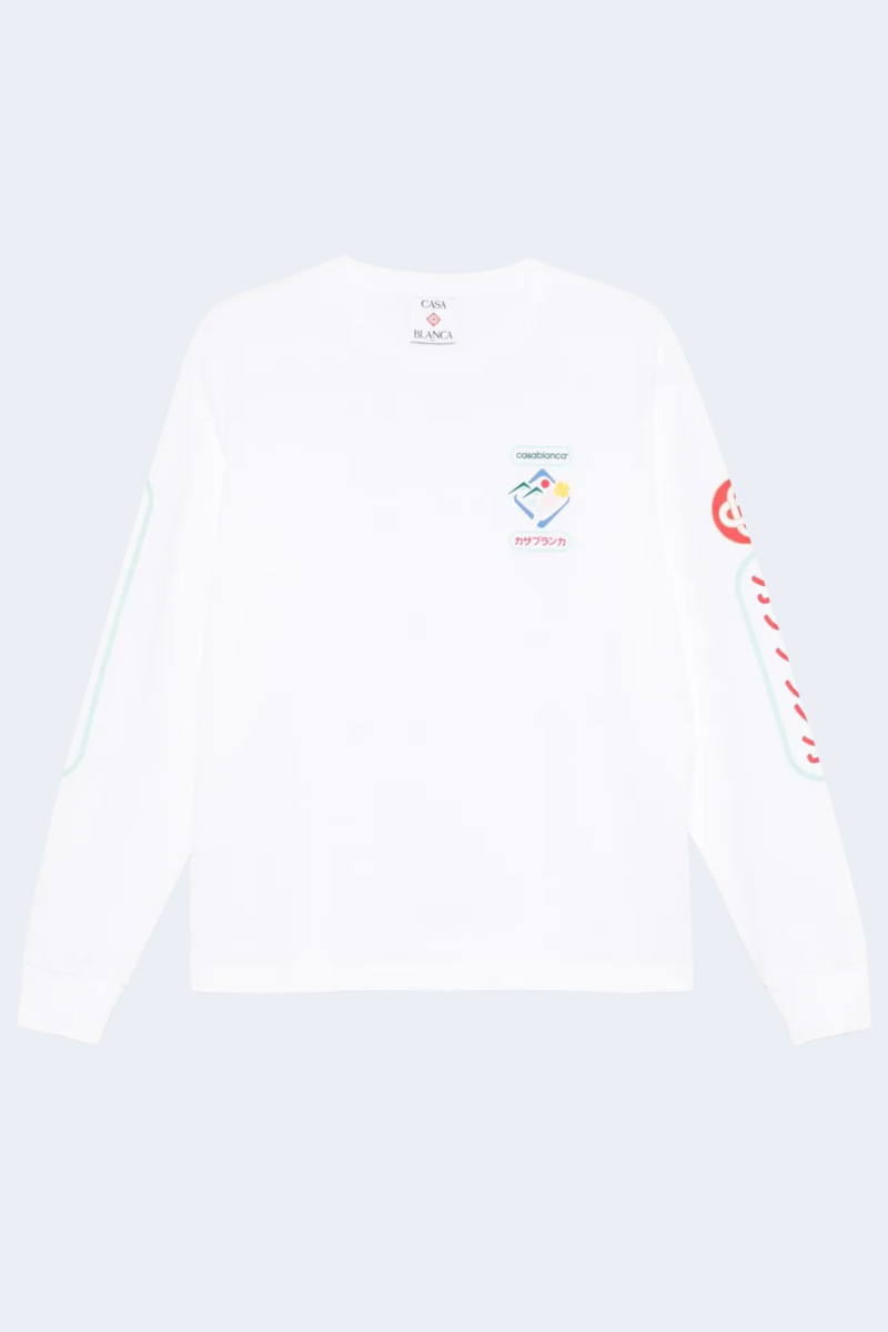 Fuji Dream Screen Pinted Long Sleeve T-Shirt  in Fuji Dream