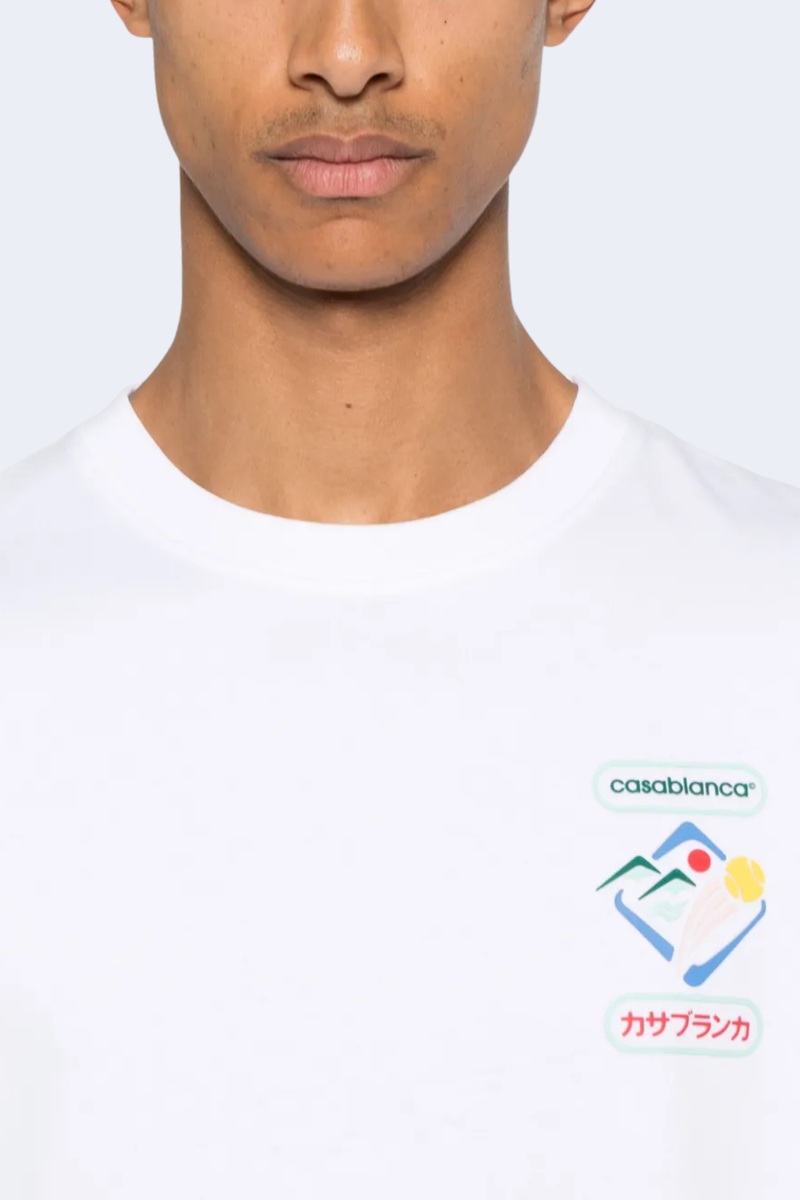 Fuji Dream Screen Pinted Long Sleeve T-Shirt  in Fuji Dream