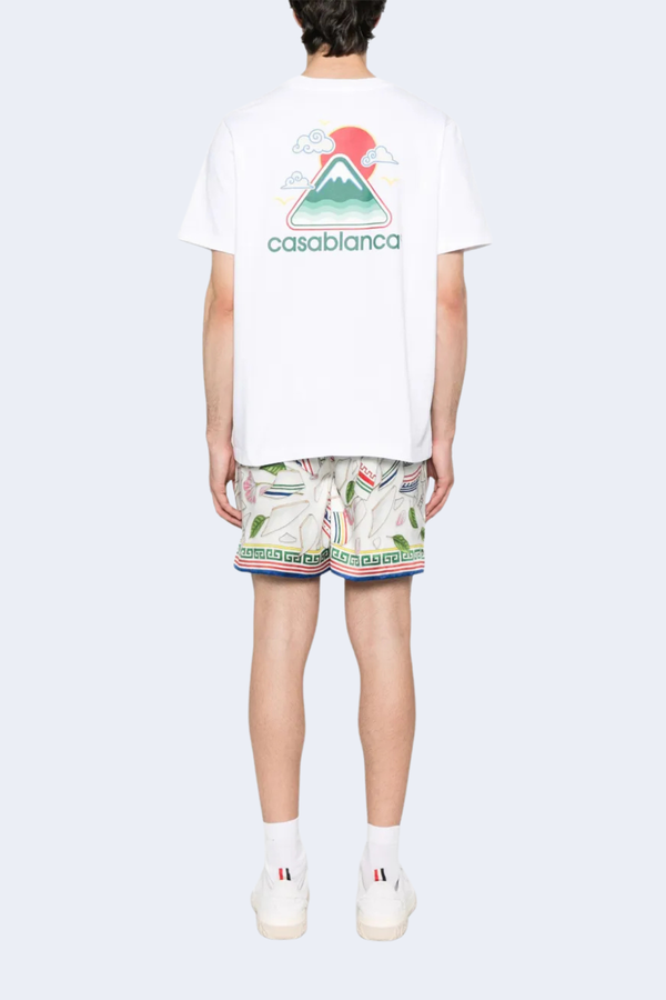 Montagne Ondulee Screen Printed T-Shirt  in Montagne Ondulee