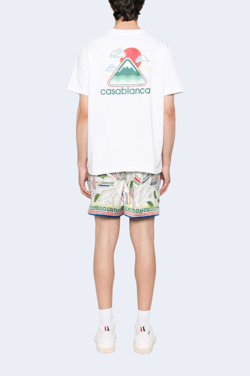 Montagne Ondulee Screen Printed T-Shirt  in Montagne Ondulee