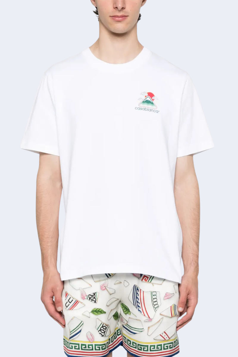 Montagne Ondulee Screen Printed T-Shirt  in Montagne Ondulee