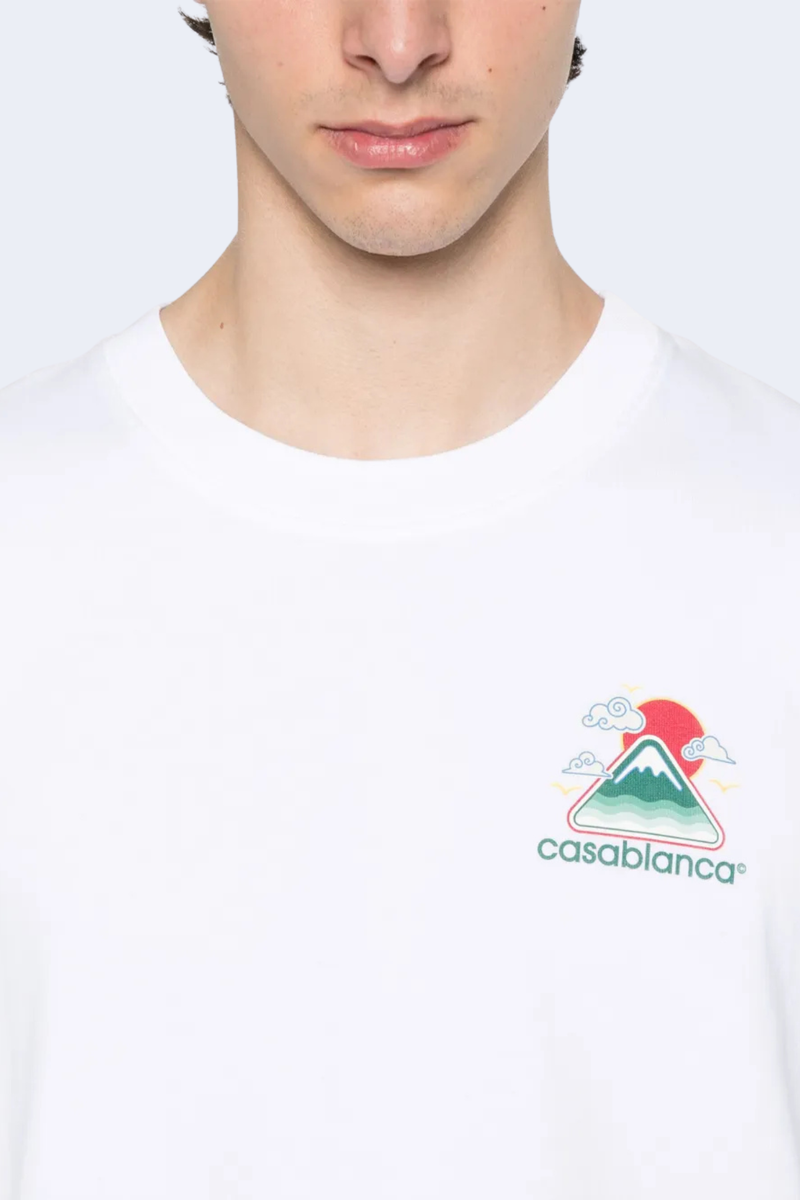 Montagne Ondulee Screen Printed T-Shirt  in Montagne Ondulee