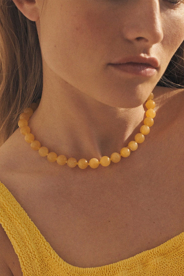 Ball Necklace in Lemonade