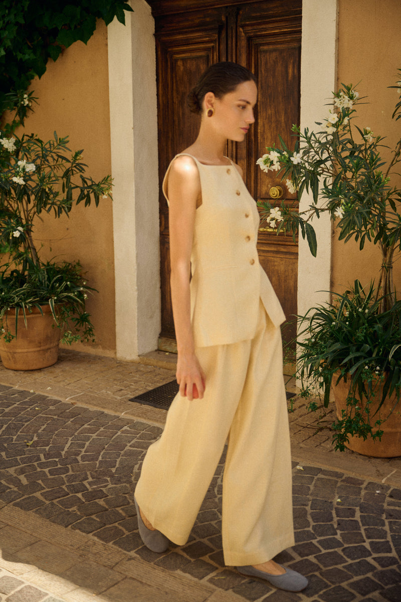Parker Trouser in Dusty Citron