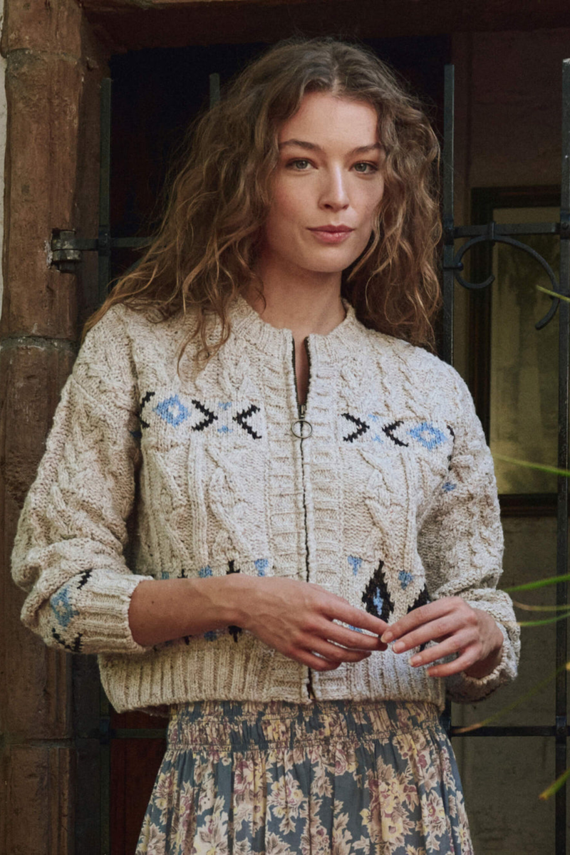 The Cavern Cardigan in Oat