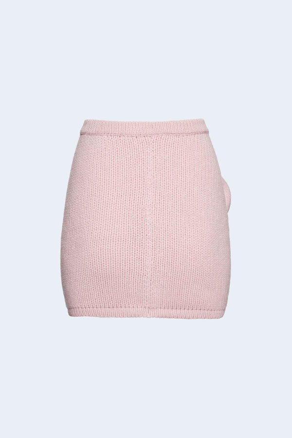 Aw23 Knitwear 10 Skirt in Pink