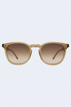Eldridge Sunglasses in Brown W/ Brown Flat Gradient