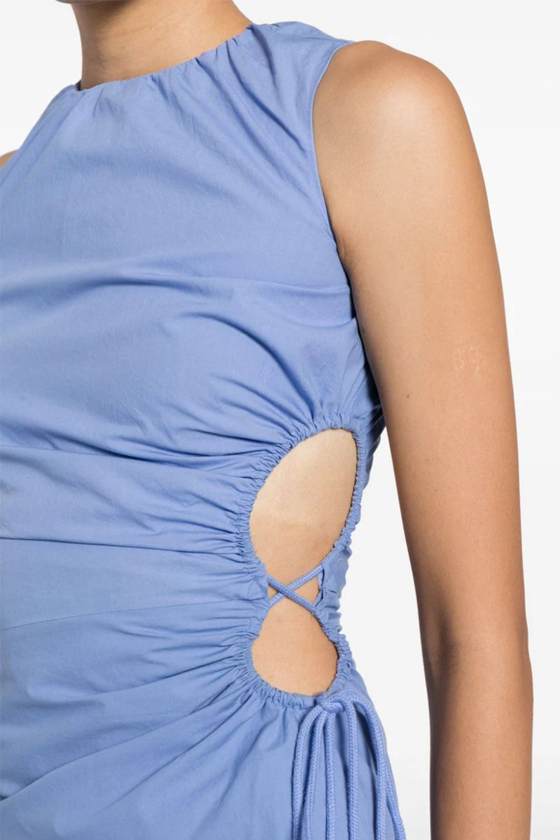 Nouveaux Cut Out Dress in Ultra Marine