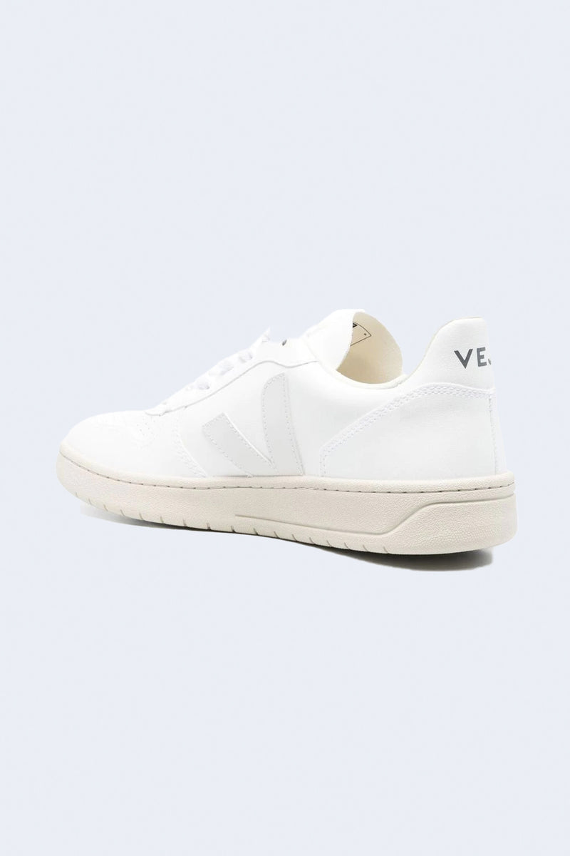 Men's V-10 Cwl Sneaker in Full-White