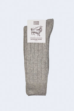 Cashmere Socks in Ash Grey