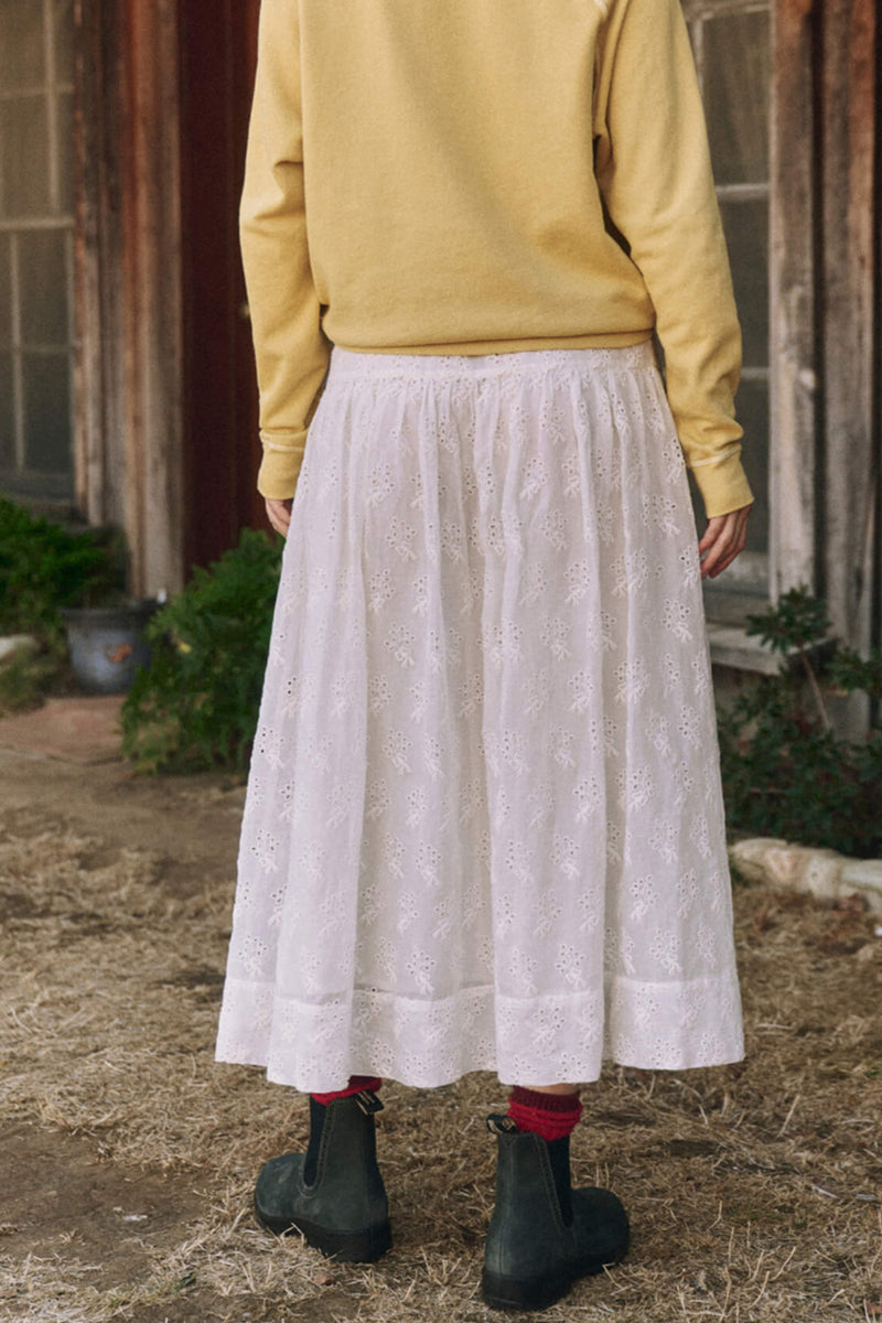The Highland Skirt in Cream