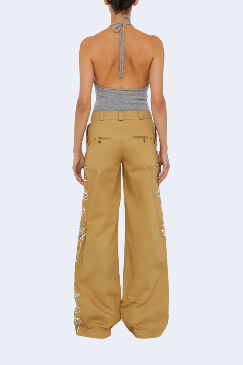 Cashmere Rae Halter Tank in Grey Marle