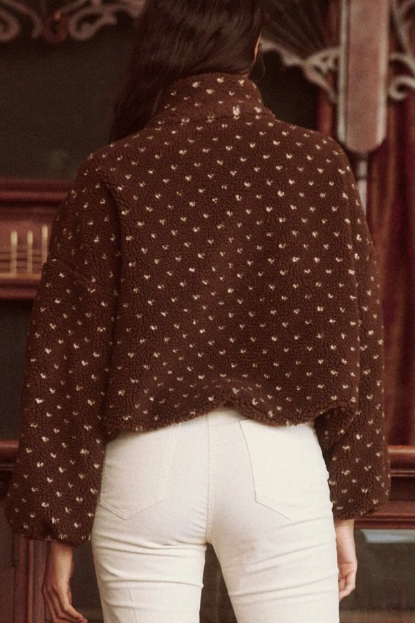 The Countryside Pullover in Hickory W/Cream