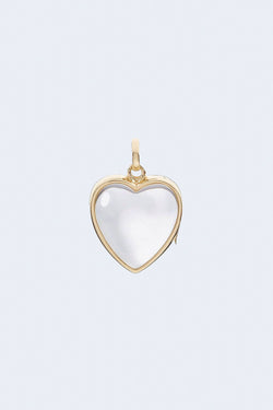 Medium Heart Locket in 14K Yellow Gold