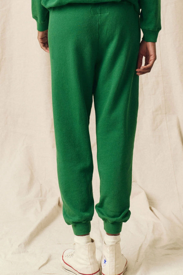 The Cropped Sweatpant in Holly Leaf