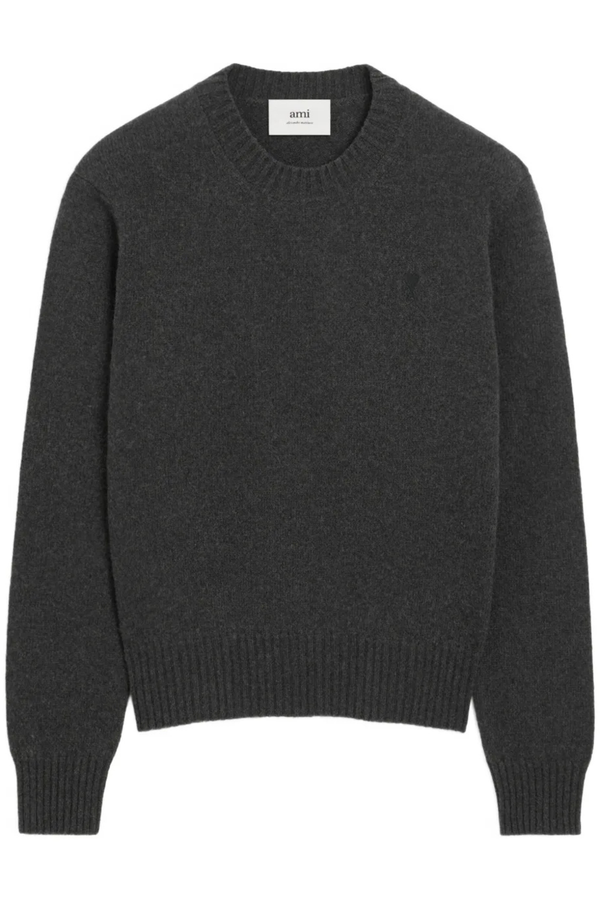 Cashmere Crewneck Sweater in Anthracite