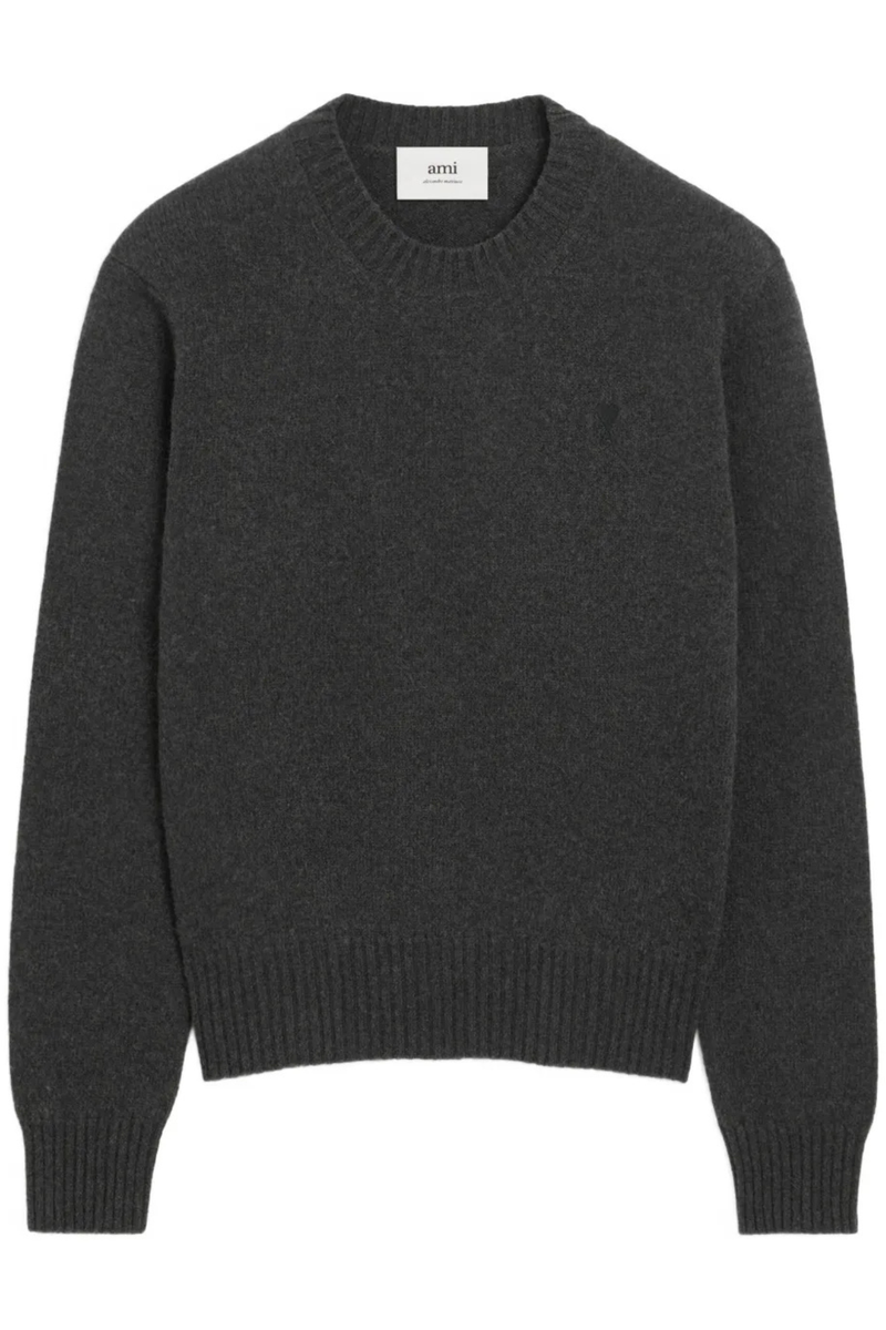 Cashmere Crewneck Sweater in Anthracite
