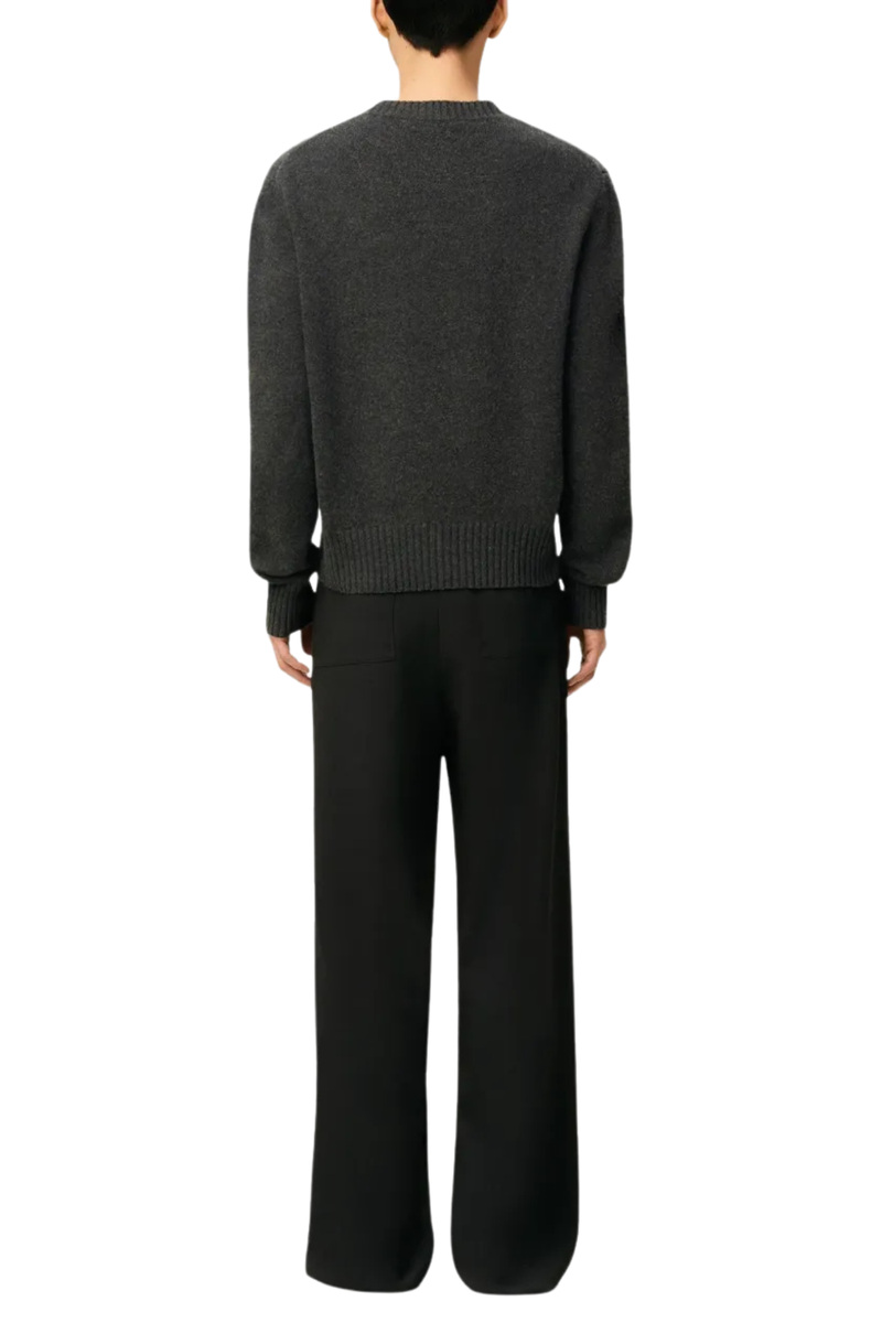 Cashmere Crewneck Sweater in Anthracite