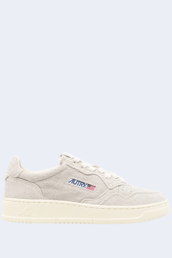 Women's Medalist Low Suede Sneaker in White