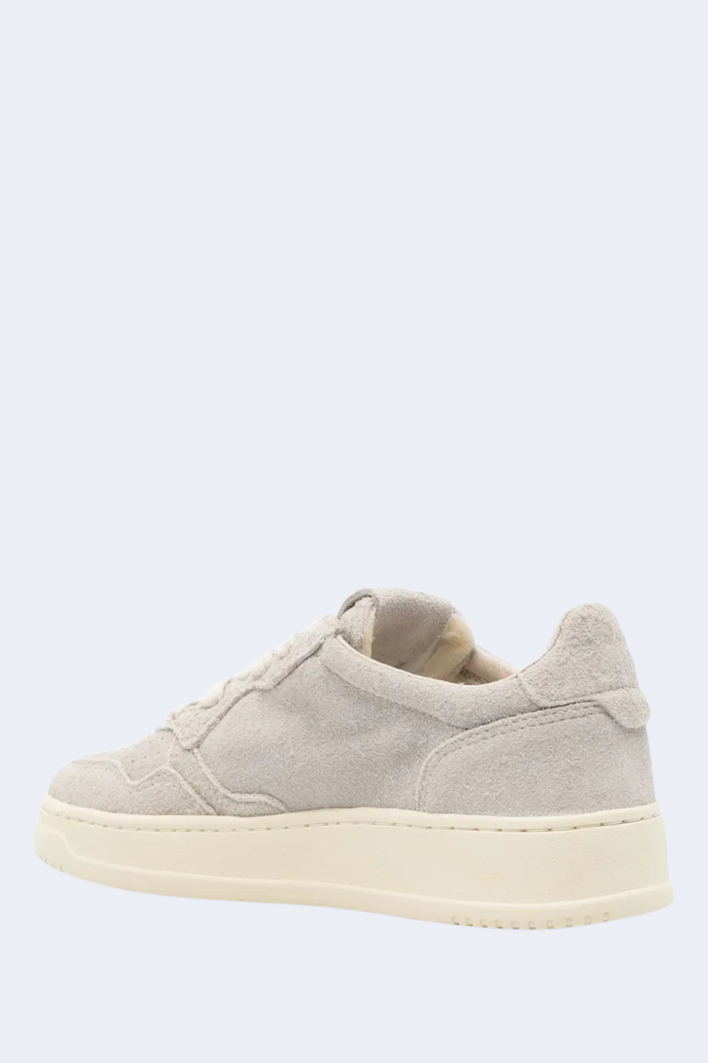 Women's Medalist Low Suede Sneaker in White