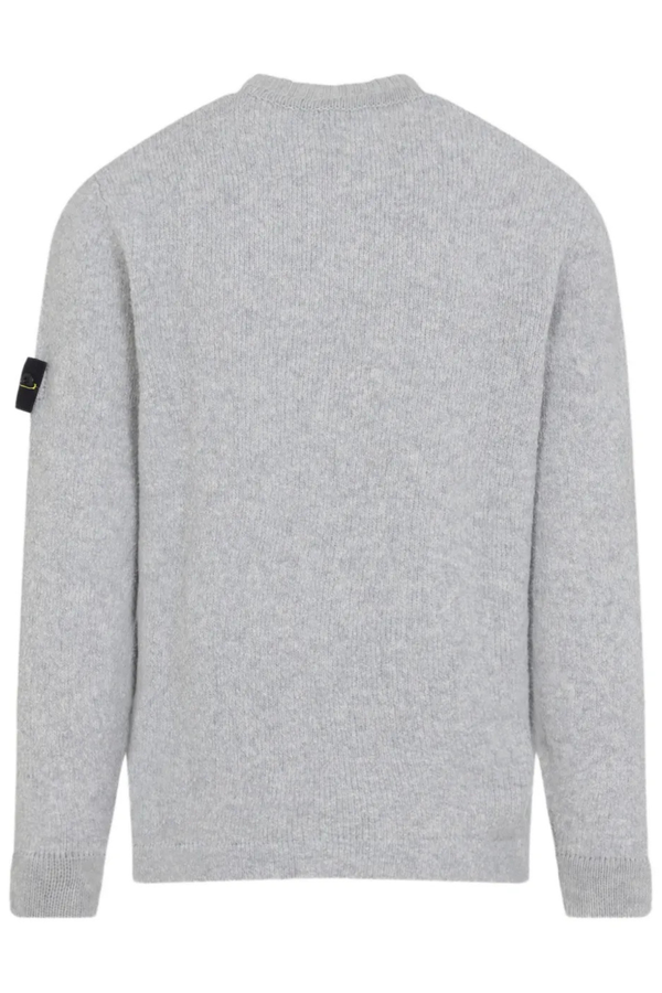 Knit Crewneck Jumper in Dark Gray