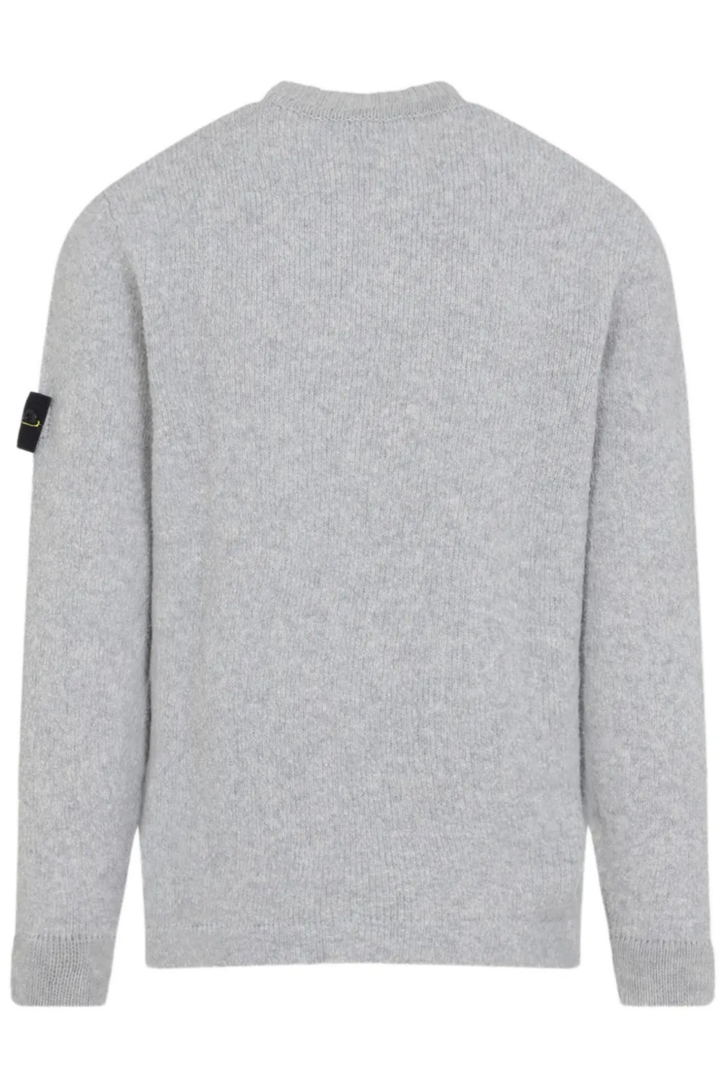 Knit Crewneck Jumper in Dark Gray