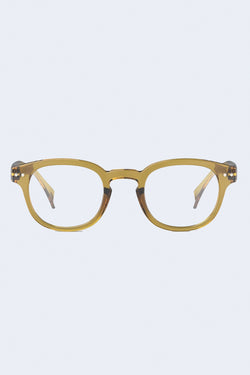 Reading Glasses #C in Golden Green