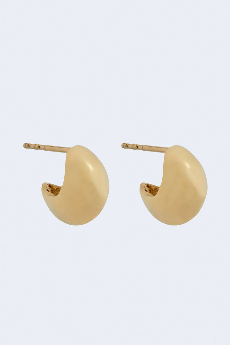 Notsobig Big Shot Recycled Silver Earrings in Gold