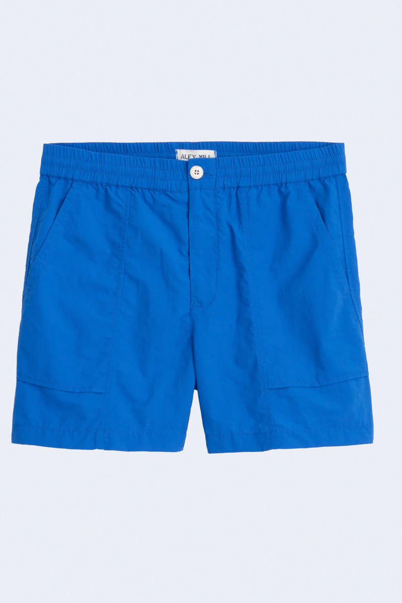 Utility Short In Nylon in Cobalt