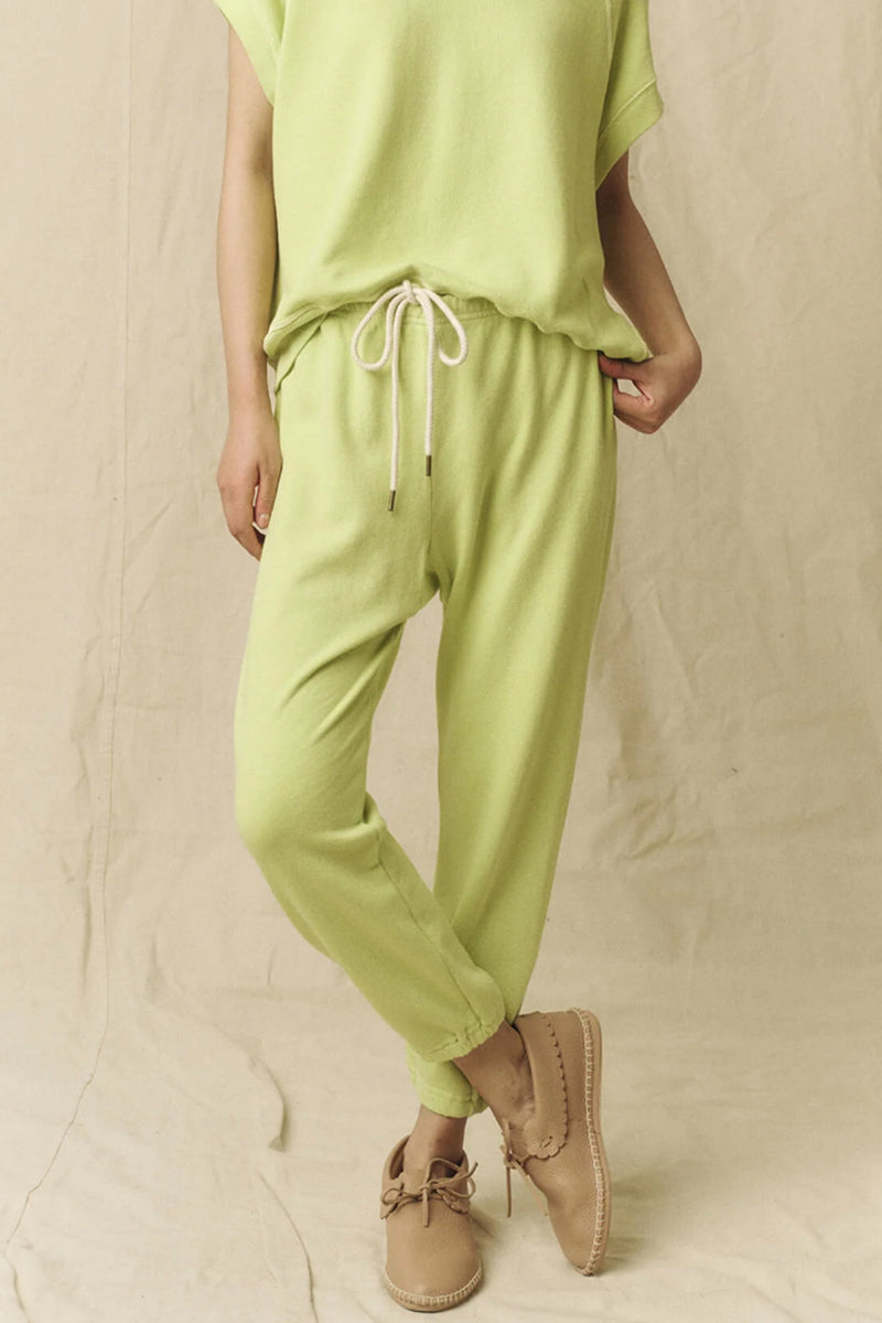 The Stadium Sweatpant in Lime Zest