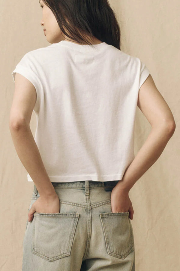 The Square Tee in True White