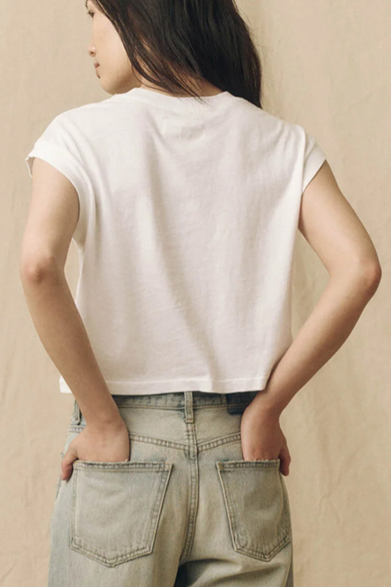 The Square Tee in True White