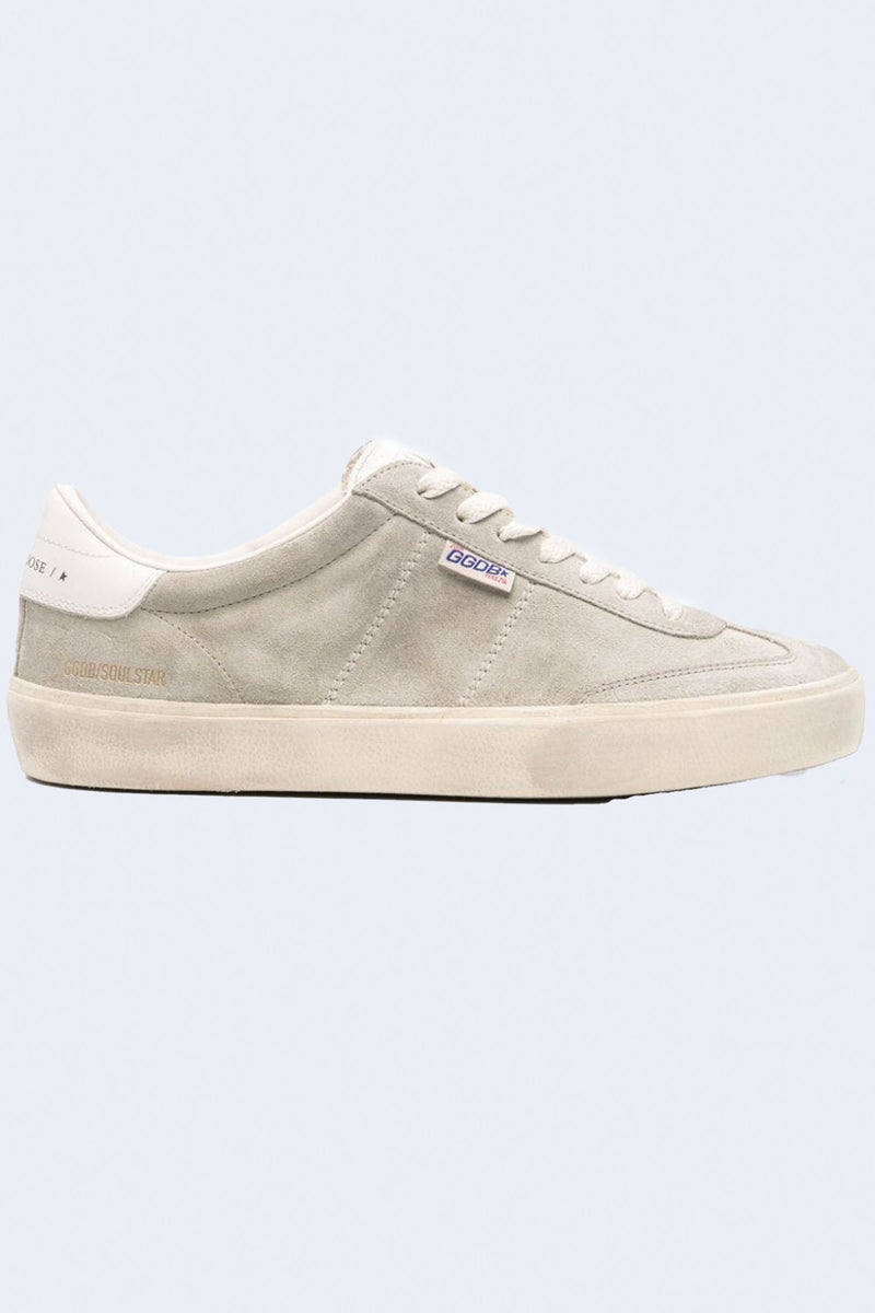 Men's Soul-Star Suede Upper Bio Based Hf Tongue Leat in Taupe/Milk