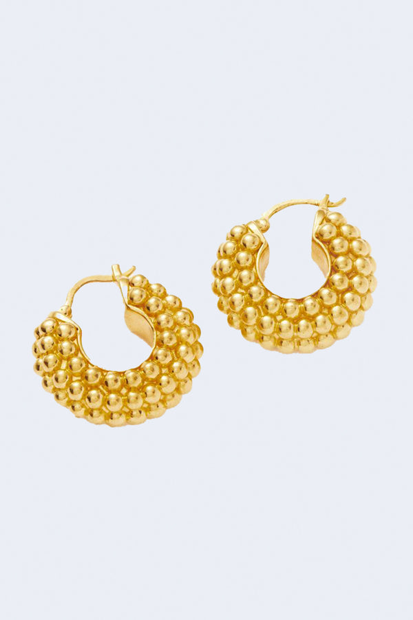 Baya Hoop Earrings in Gold
