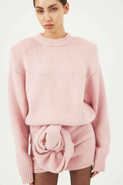 Aw23 Knitwear 09 Sweater in Pink