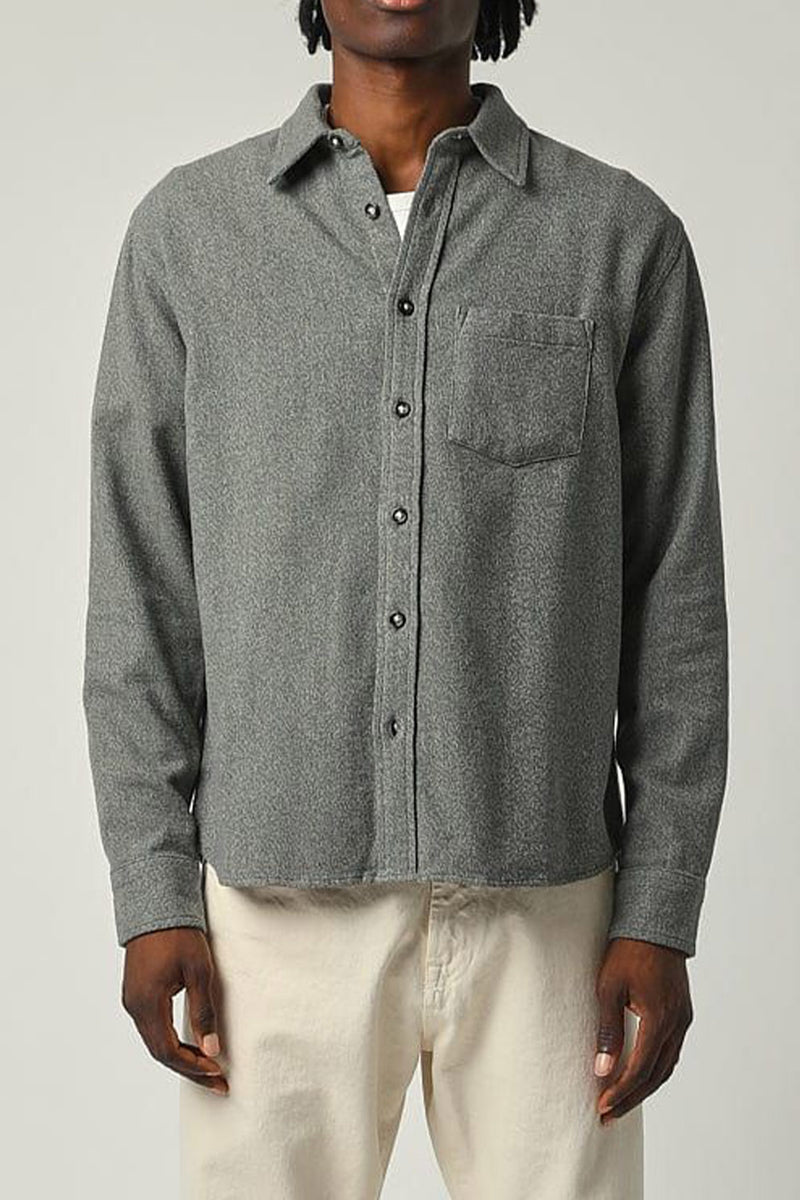 Recycled Flannel Ls in Grey