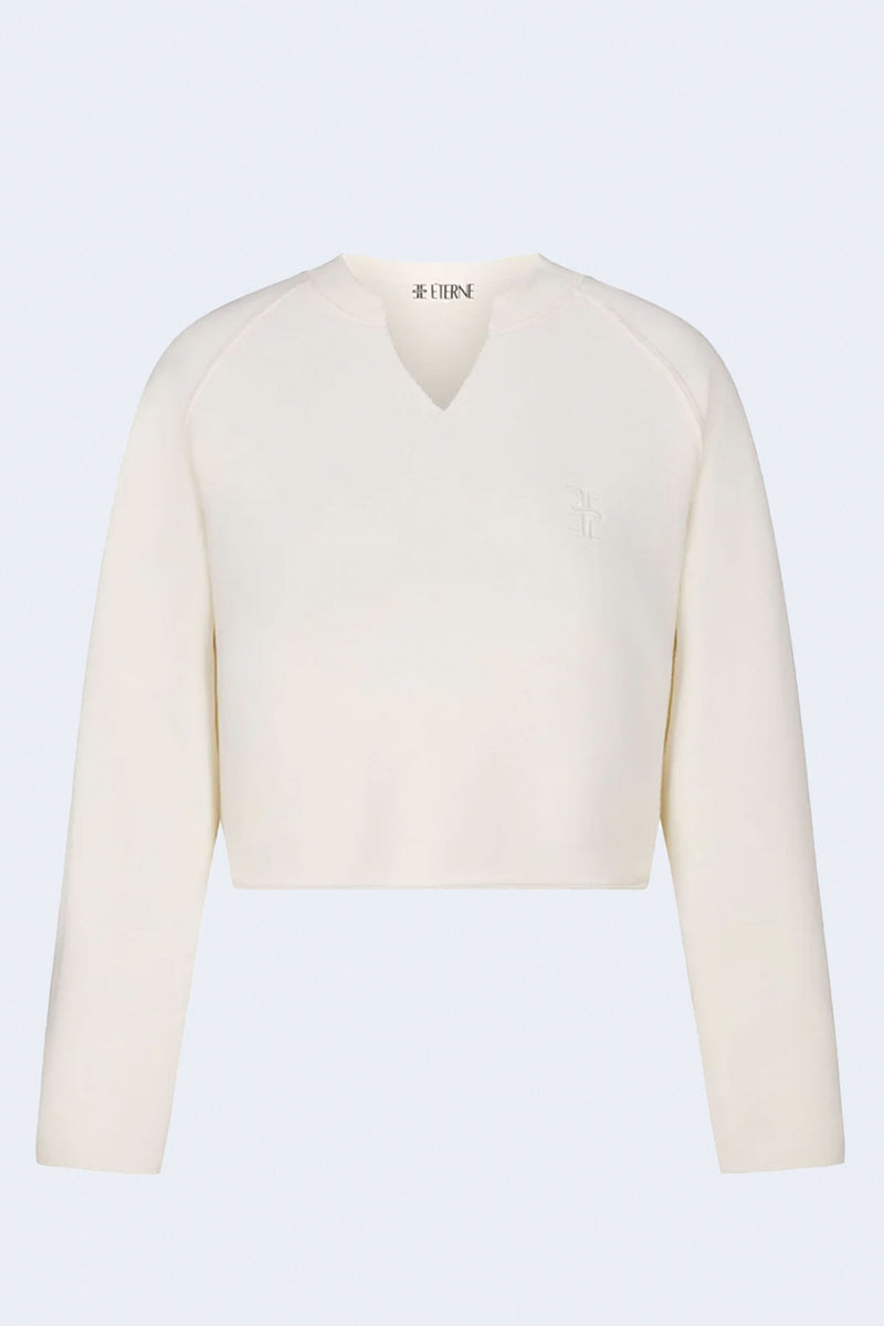 Raglan Sweatshirt in Cream