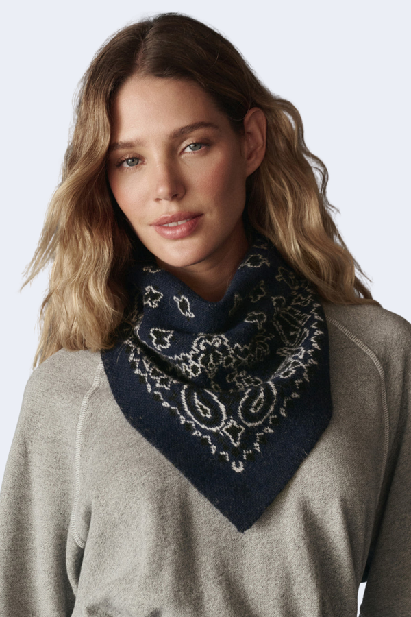 The Bandana Kerchief in Navy
