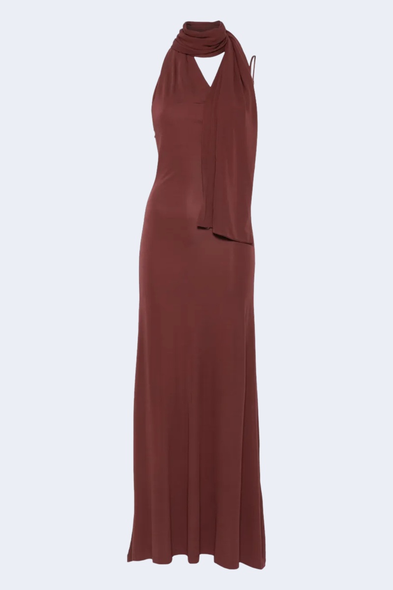 Wisp Dress  in Burgundy