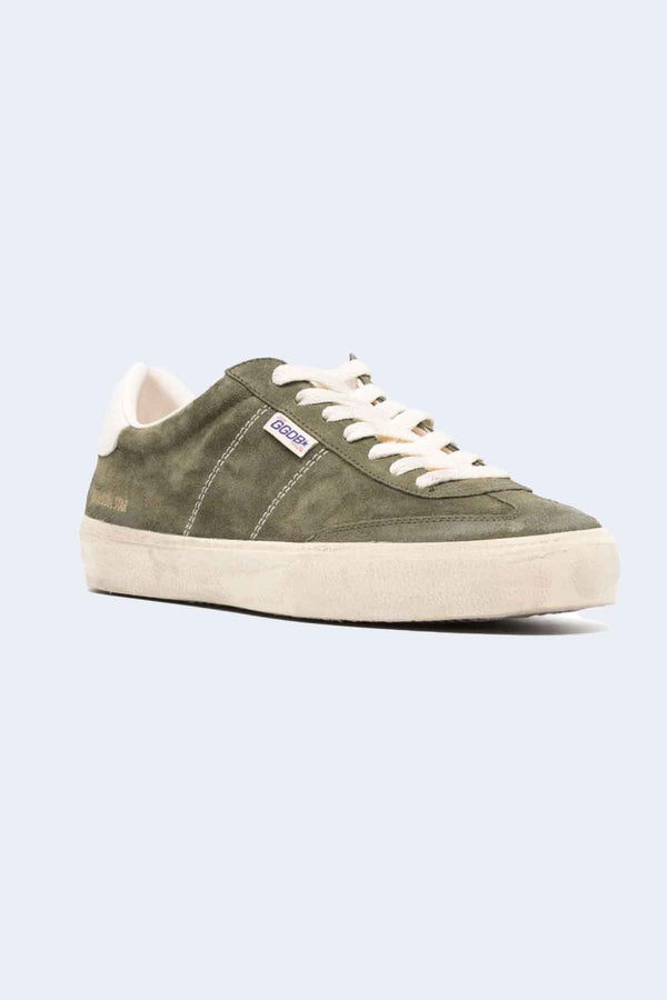 Men's Soul-Star Nappa Upper Bio Based Hf Tongue Leather Heel in Olive Green White Milk